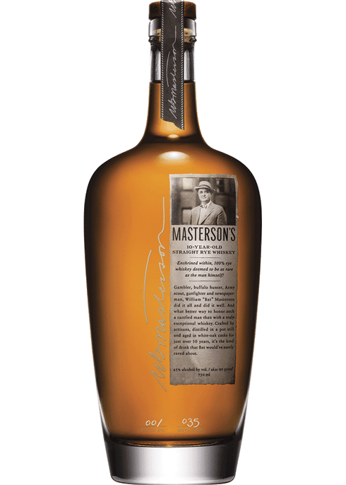 MASTERSON'S 10 YEARS BOURBON WHISKEY 750 ML