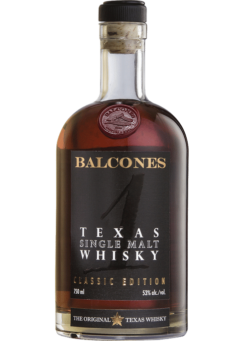 BALCONES TEXAS  SINGLE MALT WHISKEY 750 ML