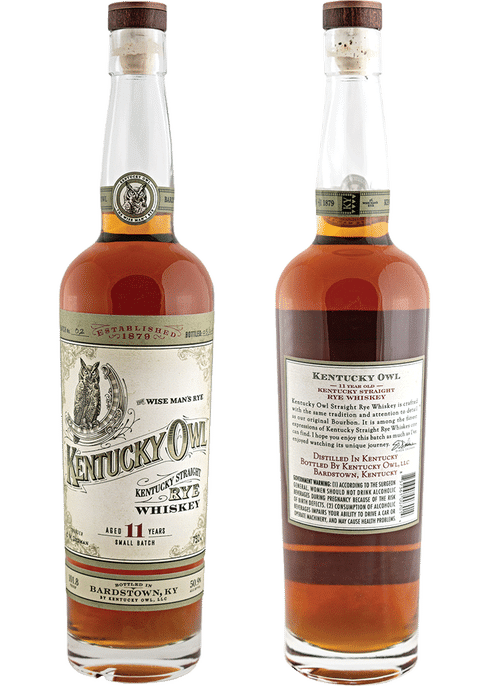 KENTUCKY OWL RYE WHISKEY 750 ML