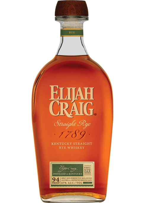 ELIJAH CRAIG RYE WHISKEY 750 ML