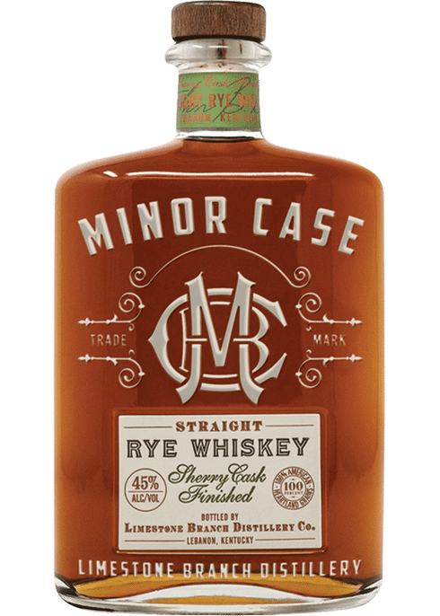 MINOR CASE RYE WHISKEY  SHERRY CAST FINISH 750 ML