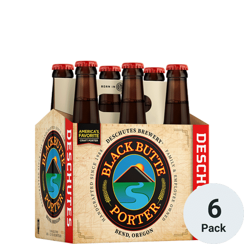 BEER DESCHUSTES  BLACK BUTTE PORTER SIX PACK BOTTLES