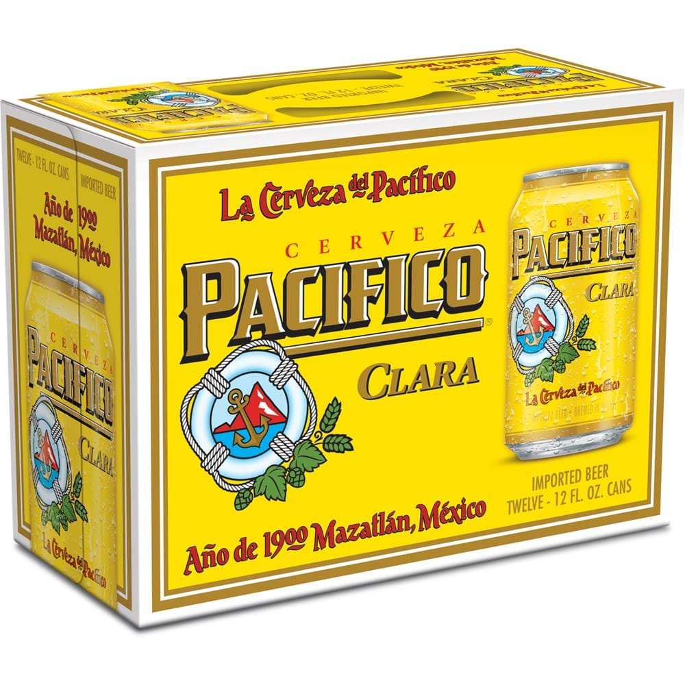 BEER PACIFICO 12 PACK CANS