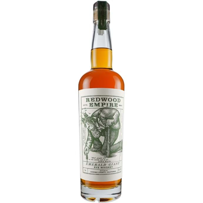 REDWOOD EMPIRE EMERAL GIANT RYE WHISKEY 750 ML