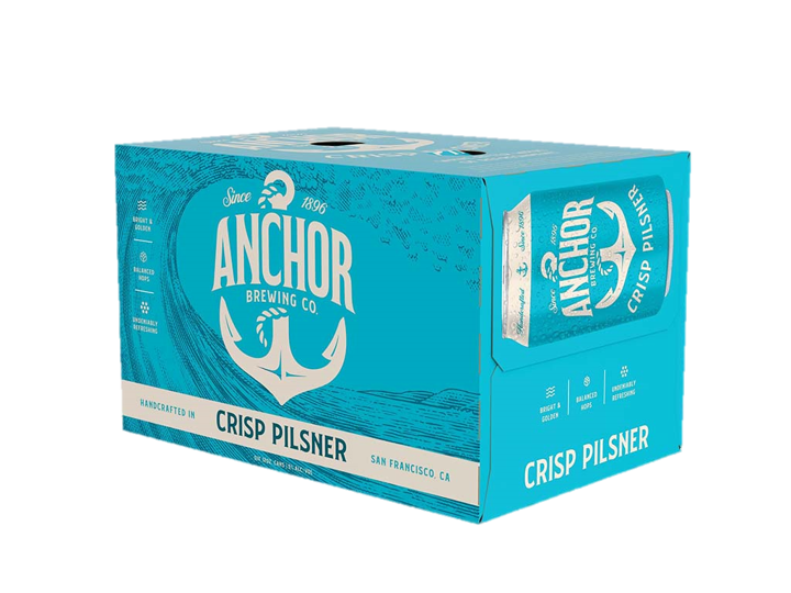 BEER ANCHOR STEAM CRISP PILSNER SIX PACKS CAN