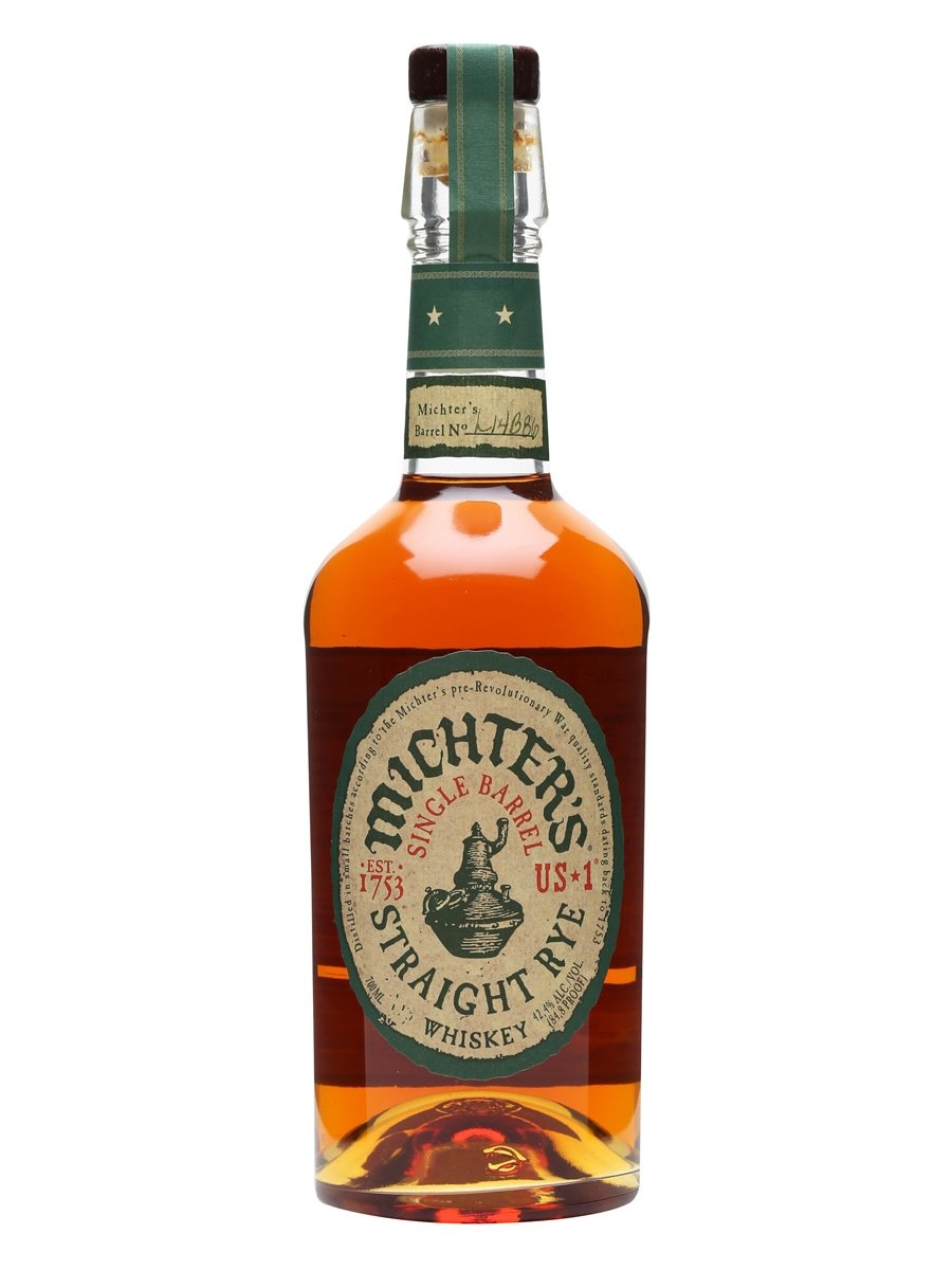 MICHTER'S STRAIGHT RYE WHISKEY 750 ML