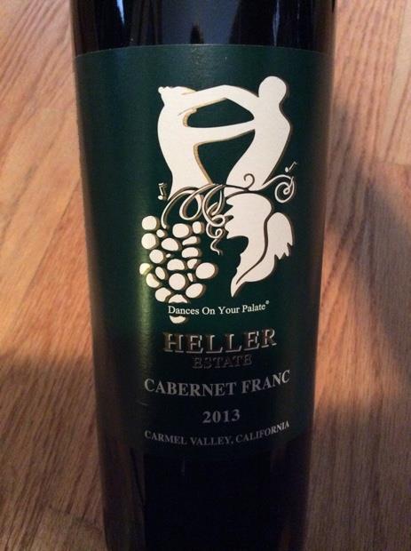 WINE HELLER STATE CABARNET FRANC 2010 CARMEL VALLEY