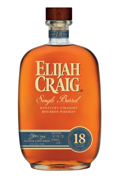 ELIJAH CRAIG BOURBON WHISKEY 18 YEARS 750 ML