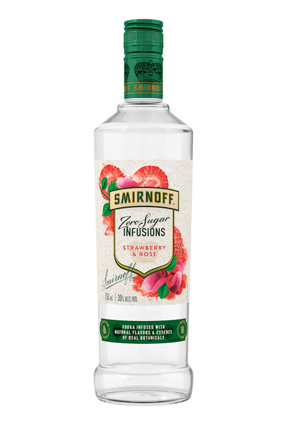 VODKA SMIRNOFF STRAWBERRY & ROSE 750 ML