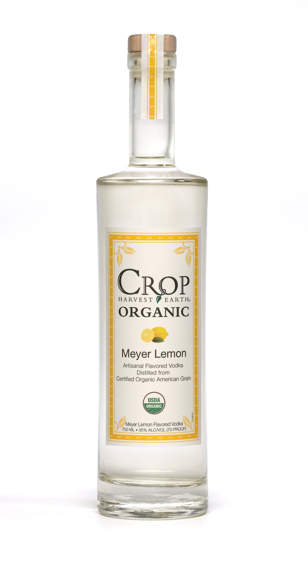 VODKA CROP ORGANIC MAYER LEMON 750 ML