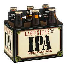 BEER LAGUNITAS IPA SIX PACK BOTTLES