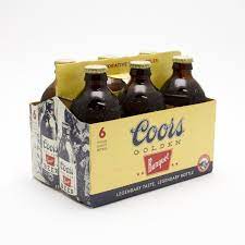 BEER COORS BANQUET SIX PACK BOTTLES