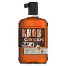 KNOB CREEK TWICE BARREL RYE WHISKEY 750 ML