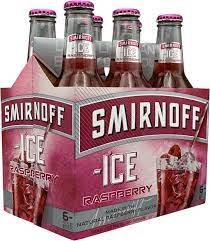 BEER SMIRNOFF ICE RASBERRY SIX PACK