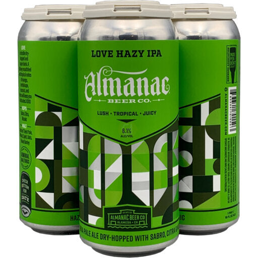 BEER ALMANAC LOVE HAZY IPA 4 PACK CANS