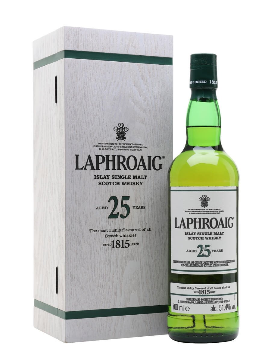 LAPHROAIG 25 YEAR SCOTCH WHISKEY 750 ML