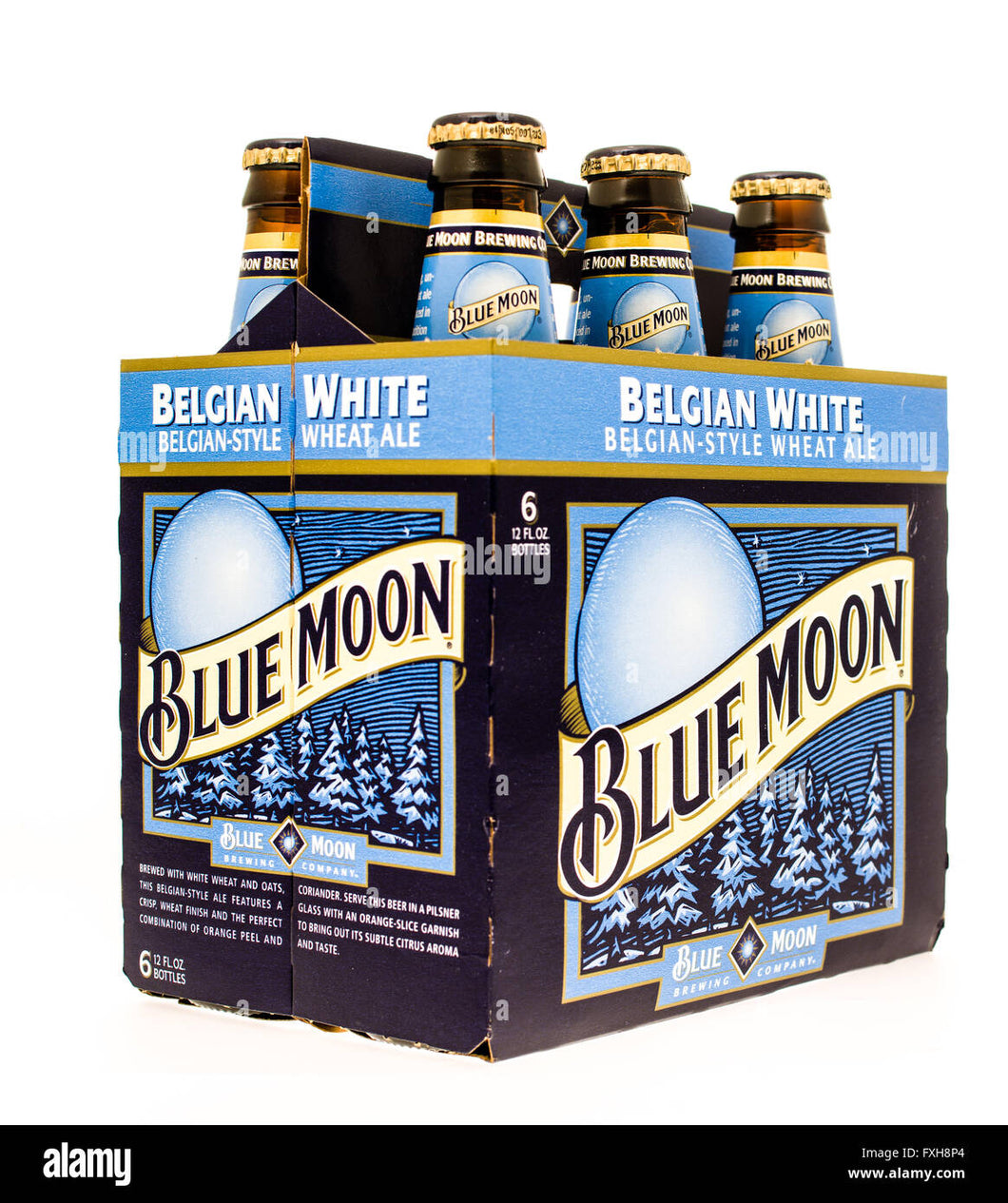 BEER BLUE MOON SIX PACK BOTTERS